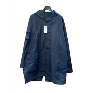 Polo Ralph Lauren Mens Navy Blue Waterproof Hooded Rain Parka Jacket XXL New